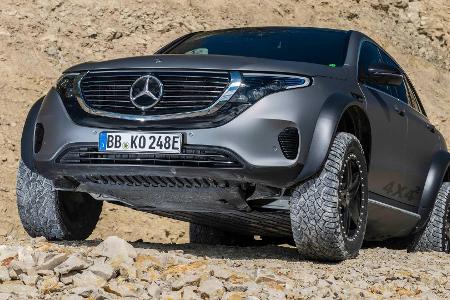 Mercedes EQC 4x4²: Elektroauto als Gelände-Tier mit Portalachsen