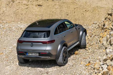 Mercedes EQC 4x4²: Elektroauto als Gelände-Tier mit Portalachsen