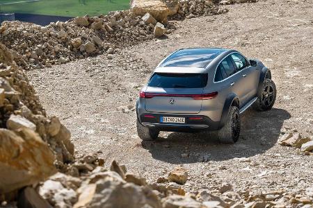 Mercedes EQC 4x4²: Elektroauto als Gelände-Tier mit Portalachsen