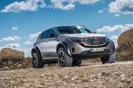 Mercedes EQC 4x4²: Elektroauto als Gelände-Tier mit Portalachsen