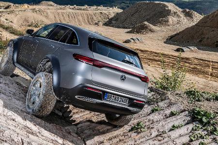 Mercedes EQC 4x4²: Elektroauto als Gelände-Tier mit Portalachsen
