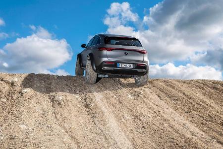 Mercedes EQC 4x4²: Elektroauto als Gelände-Tier mit Portalachsen