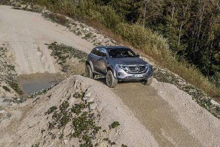 Mercedes EQC 4x4²: Elektroauto als Gelände-Tier mit Portalachsen
