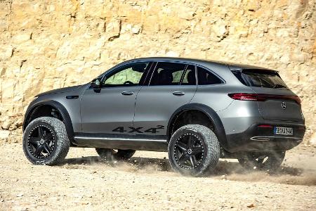 Mercedes EQC 4x4²: Elektroauto als Gelände-Tier mit Portalachsen