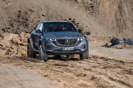 Mercedes EQC 4x4²: Elektroauto als Gelände-Tier mit Portalachsen