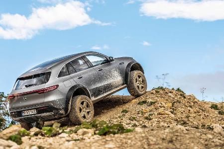 Mercedes EQC 4x4²: Elektroauto als Gelände-Tier mit Portalachsen
