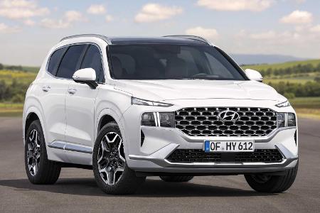 Hyundai Santa Fe Facelift (2020): Details zu Hybrid, Plug-in-Hybrid und Diesel