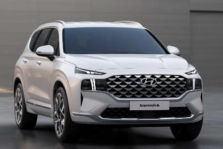 Hyundai Santa Fe Facelift (2020): Details zu Hybrid, Plug-in-Hybrid und Diesel