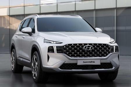 Hyundai Santa Fe Facelift (2020): Details zu Hybrid, Plug-in-Hybrid und Diesel
