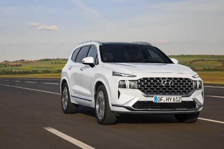 Hyundai Santa Fe Facelift (2020): Details zu Hybrid, Plug-in-Hybrid und Diesel