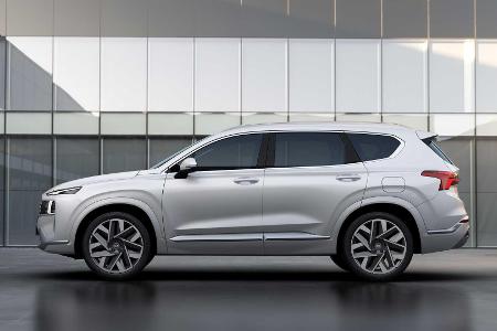 Hyundai Santa Fe Facelift (2020): Details zu Hybrid, Plug-in-Hybrid und Diesel