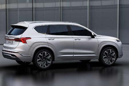 Hyundai Santa Fe Facelift (2020): Details zu Hybrid, Plug-in-Hybrid und Diesel