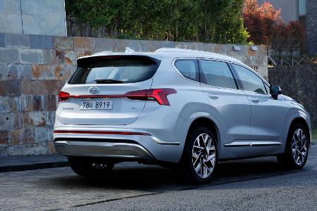 Hyundai Santa Fe Facelift (2020): Details zu Hybrid, Plug-in-Hybrid und Diesel