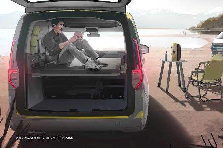 Volkswagen Mini-Camper: Erste Bilder des neuen Reise-Caddy