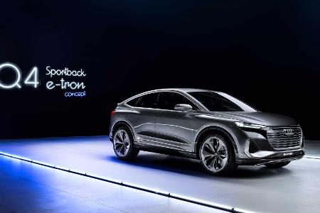 Audi Q4 Sportback e-tron Concept: Seriennaher Ausblick auf 2021