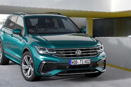 VW Tiguan Facelift (2020): Neue Optik, Plug-in-Hybrid und R-Version