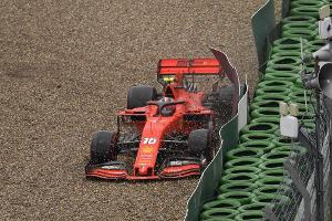 Charles Leclerc wurde eines von vielen Opfern beim Deutschland-GP 2019