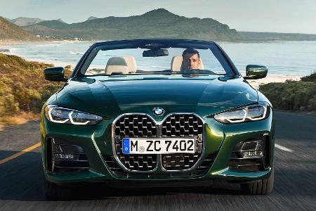 BMW 4er Cabrio (2021): Riesen-Niere und Gewicht sparendes Textilverdeck