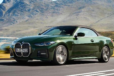 BMW 4er Cabrio (2021): Riesen-Niere und Gewicht sparendes Textilverdeck