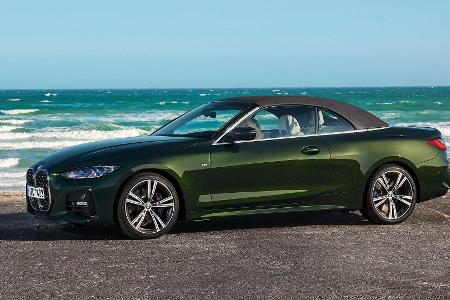 BMW 4er Cabrio (2021): Riesen-Niere und Gewicht sparendes Textilverdeck