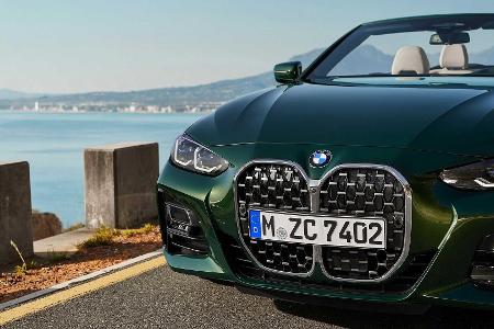 BMW 4er Cabrio (2021): Riesen-Niere und Gewicht sparendes Textilverdeck
