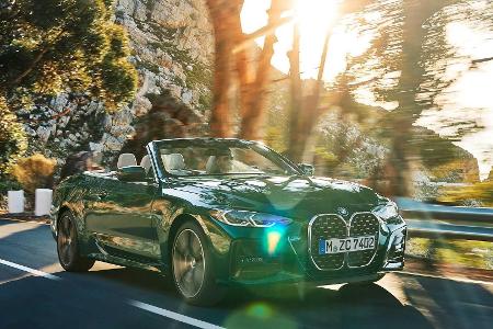 BMW 4er Cabrio (2021): Riesen-Niere und Gewicht sparendes Textilverdeck