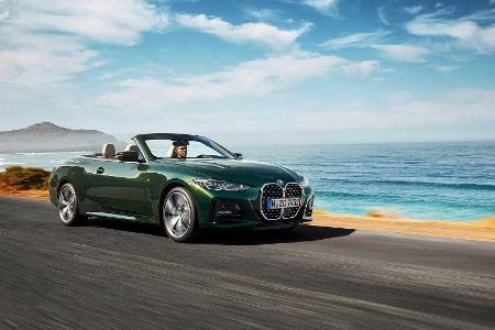BMW 4er Cabrio (2021): Riesen-Niere und Gewicht sparendes Textilverdeck