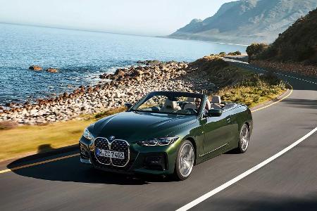 BMW 4er Cabrio (2021): Riesen-Niere und Gewicht sparendes Textilverdeck