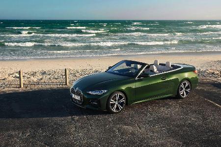 BMW 4er Cabrio (2021): Riesen-Niere und Gewicht sparendes Textilverdeck