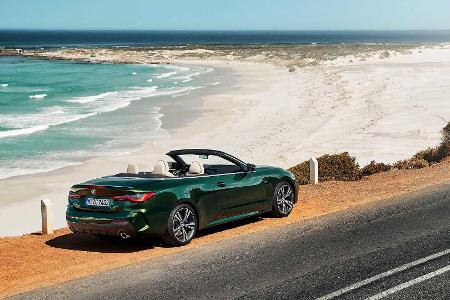 BMW 4er Cabrio (2021): Riesen-Niere und Gewicht sparendes Textilverdeck