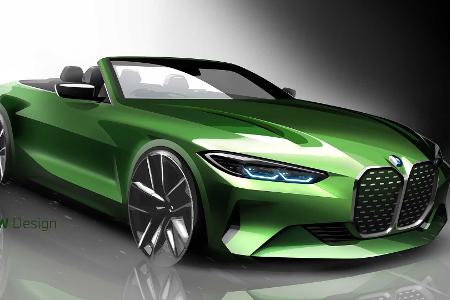 BMW 4er Cabrio (2021): Riesen-Niere und Gewicht sparendes Textilverdeck