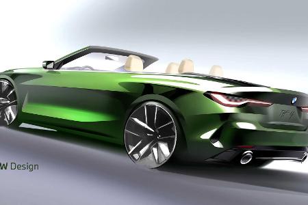 BMW 4er Cabrio (2021): Riesen-Niere und Gewicht sparendes Textilverdeck