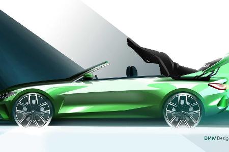 BMW 4er Cabrio (2021): Riesen-Niere und Gewicht sparendes Textilverdeck