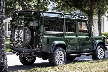 Land Rover Defender mit Corvette-Motor und Degustations-Ausrüstung Land Rover Defender mit Corvette-Motor und Degustations-Ausrüstung