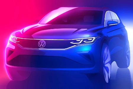 VW Tiguan (2020): Erstes offizielles Bild des Facelifts