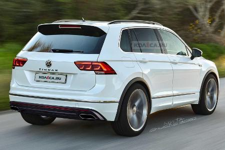 VW Tiguan (2020): Erstes offizielles Bild des Facelifts