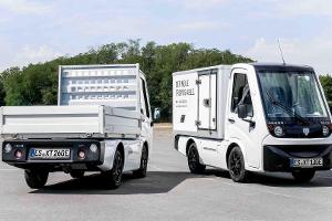 Tropos Able XT: Elektro-Transporter mit Pritsche oder Kofferaufbau