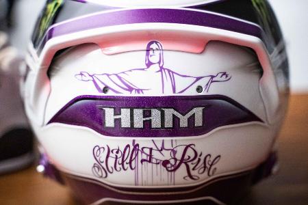 Neues Helmdesign für Lewis Hamilton: Violett in die Formel-1-Saison 2020! Neues Helmdesign für Lewis Hamilton: Violett in die Formel-1-Saison 2020!