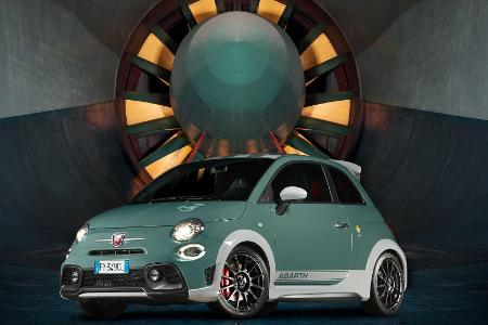 Abarth 695 70° Anniversario mit 180 PS und verstellbarem Spoiler Abarth 695 70° Anniversario mit 180 PS und verstellbarem Spoiler