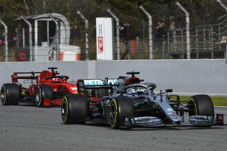 Mercedes liegt derzeit vor Ferrari: Da sind sich die Formel-1-Experten einig