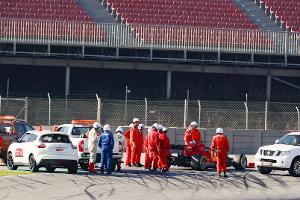 F1-Test Barcelona: Motorschaden setzt Sebastian Vettel außer Gefecht