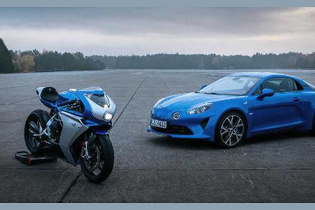 MV Agusta Superveloce 800: Motorrad im Alpine-Look MV Agusta Superveloce 800: Motorrad im Alpine-Look