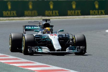 Formel 1: Hamilton holt Pole in Barcelona vor Vettel Formel 1: Hamilton holt Pole in Barcelona vor Vettel