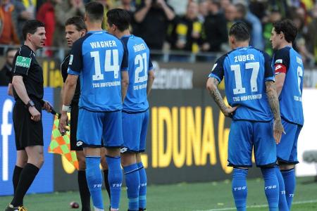 Hoffenheim fühlt sich von Brych benachteiligt Hoffenheim fühlt sich von Brych benachteiligt