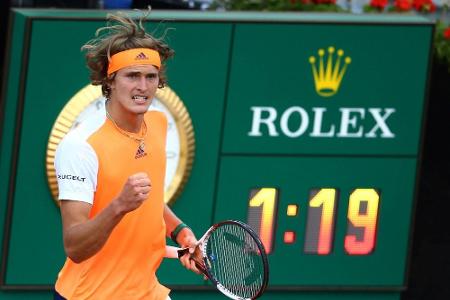 Rom: Zverev erstmals im Halbfinale eines Masters Rom: Zverev erstmals im Halbfinale eines Masters