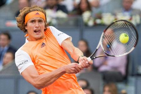 Madrid: Alexander Zverev nach Sieg über Berdych im Viertelfinale Madrid: Alexander Zverev nach Sieg über Berdych im Viertelfinale