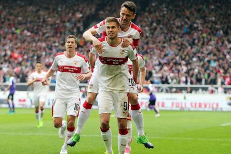 Stuttgart dank Terodde kurz vor Aufstieg Stuttgart dank Terodde kurz vor Aufstieg