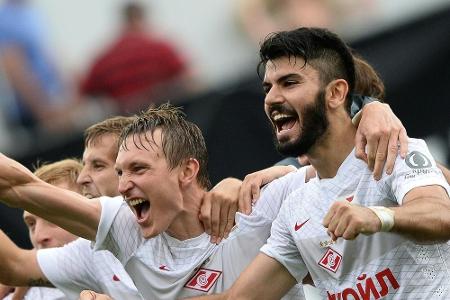 Tasci mit Spartak Moskau russischer Meister Tasci mit Spartak Moskau russischer Meister