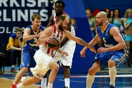 EuroLeague: Olympiakos komplettiert Final Four EuroLeague: Olympiakos komplettiert Final Four