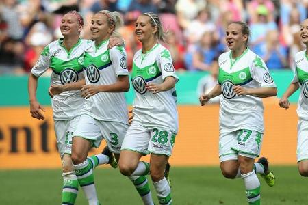 Pokal-Hattrick: Wolfsburgerinnen holen das Double Pokal-Hattrick: Wolfsburgerinnen holen das Double